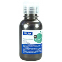 Botella tempera Milan 125ml Gris Metalizado