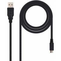Nanocable Cable USB-A 2.0 Macho a Micro-USB Macho 3m