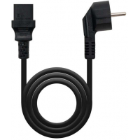 Cable de Alimentacion CPU CEE7 Macho a C-13 Hembra 2m - Negro
