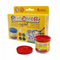 PlayBasic Liquid Pack de 6 Temperas 40ml Colores Surtidos