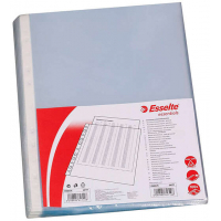 CAJA 100 Fundas Multitaladro Portadocumentos A4 de 16 Taladros 80 Micras Piel de Naranja. Esselte 