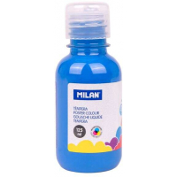 Botella tempera Milan 125ml Azul