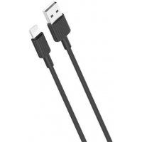 Cable NB156 Silicona USB - Lightning - 2.4A - 1 metro. Negro