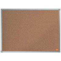 Tablero de Anuncios de Corcho 60x45 cm (marco de Aluminio). Nobo Essence