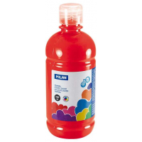 Botella tempera Milan 500ml Rojo
