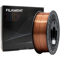 Filamento 3D PLA SILK Diametro 1.75mm Bobina 1kg Color Cobre