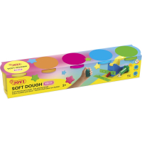 Jovi Soft Dough Estuche de 5 Botes Colores Neon Colores Surtidos