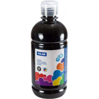 Botella tempera Milan 500ml Negro
