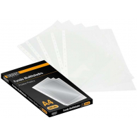 Caja 100 Fundas Multitaladro A4 Transparentes 70 Micras. Ingraf 