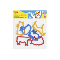 Jovi Modelling Accessories Bolsa Colgable con 6 Moldes de Corte Animales de Granja Surtidos