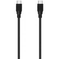 Aisens Cable USB 3.2 GEN2X2 20GBPS 8K@30Hz 5A 100W E-Marker - Tipo USB-C Macho-Macho - 60cm - Negro