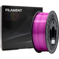 Filamento 3D PLA SILK Diametro 1.75mm Bobina 1kg Color Rosa