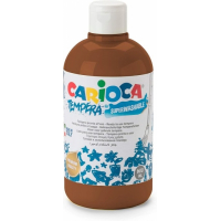Carioca Botella Tempera 500ml Marron