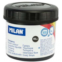 Tempera Milan 40ml Negro