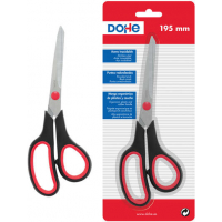 Dohe Tijeras de Acero Inoxidable de 195mm. Rojo