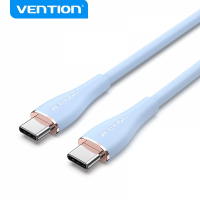 Vention Cable USB-C Macho a USB-C Macho 5A 100W 480Mbps - 1.5m - Azul Silicona