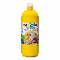 Carioca Botella de Tempera Colores Superlavables Amarillo