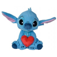 PELUCHE STITCH CON CORAZON (25CM)
