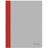 Dohe Dossier A4 con Fastener Metalico - Lomo Rigido. Rojo