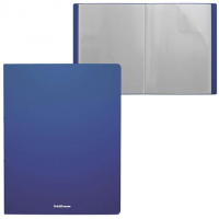 Carpeta con 10 Fundas. Formato A4. ECONOMICA. Azul