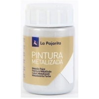 Pintura metalizada La Pajarita ME-01 Plata 35ml