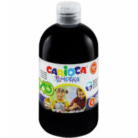 Carioca Botella de Tempera 500ml Negro