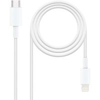 Cable USB-C Macho a Lightning Macho 50cm
