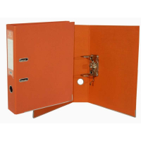 Archivador ECONOMICO en PVC FOLIO, Lomo ANCHO, Ollao, Tarjetero y Cartonera Metalicas . Naranja