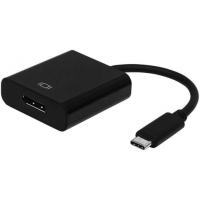 Aisens Conversor USB-C a Displayport 4K@60HZ - USB-C/M-DP/H - 15cm - Negro
