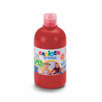 Carioca Botella de Tempera 500ml Rojo