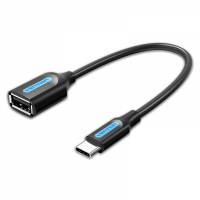 Vention Conversor USB-C Macho a USB A Hembra - 0.15m - Negro