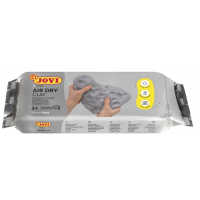 Jovi Air Dry Pastilla Pasta Modelar Endurecible al Aire Color Gris