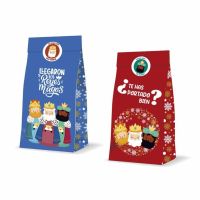 Bismark Pack de 3 Bolsas/Sobres de Papel Kraft 60gr con Adhesivo para Cierre (Diseño al azar)