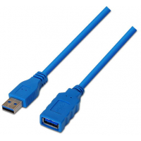 Aisens Cable Extension USB 3.0 - USB-A Macho a A Hembra - 1 metro - Azul