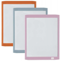 Mini Pizarra Magnetica + Rotulador + Borrador 216x280 mm. Colores surtidos
