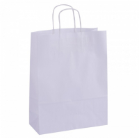 PACK 50 Bolsas Kraft 32 x 16 x 39 cm Blanco. APLI 101650