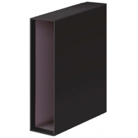 Cajetin Archivador Folio Lomo Ancho. Negro