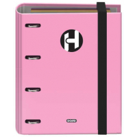 Dohe Serie Icon Carpeta de 4 Anillas A5 Recambio incluído 100H de 90gr. Rosa