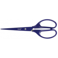 Milan Tijeras Oficina Acid con Cuchilla de Acero Inoxidable. Azul