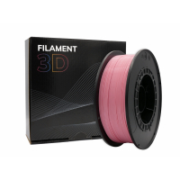 Filamento 3D PLA Diametro 1.75mm Bobina 1kg Color Rosa Crema