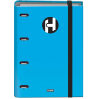 Dohe Serie Icon Carpeta de 4 Anillas A4 Recambio incluído 100H de 90gr. Azul
