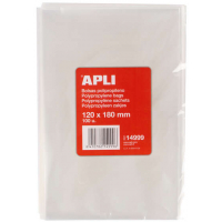 Apli Bolsas Polipropileno 120x180mm Galga 120 Uso Alimenticio