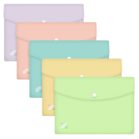 Oxford Sobre A5 con Broche. Colores Pastel Surtidos