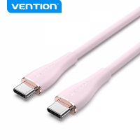 Vention Cable USB-C Macho a USB-C Macho - 1.5m - 5A 100W 480Mbps - Rosa Silicona