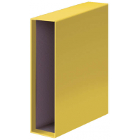 Cajetin Archivador A4 Lomo Ancho. Amarillo