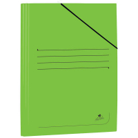 Mariola Carpeta de Carton Plastificado FOLIO Cierre de gomas - Verde