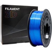 Filamento 3D PLA SILK Diametro 1.75mm Bobina 1kg Color Azul