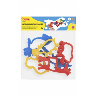 Jovi Modelling Accessories Bolsa Colgable con 6 Moldes de Corte Animales de Jungla Surtidos