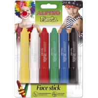 Alpino Fiesta Face Stick Pack con 6 Barritas de Pintura Facial