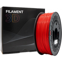 Filamento 3D ASA Diametro 1.75mm Bobina 1kg Color Rojo